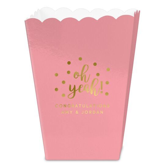 Confetti Dots Oh Yeah! Mini Popcorn Boxes