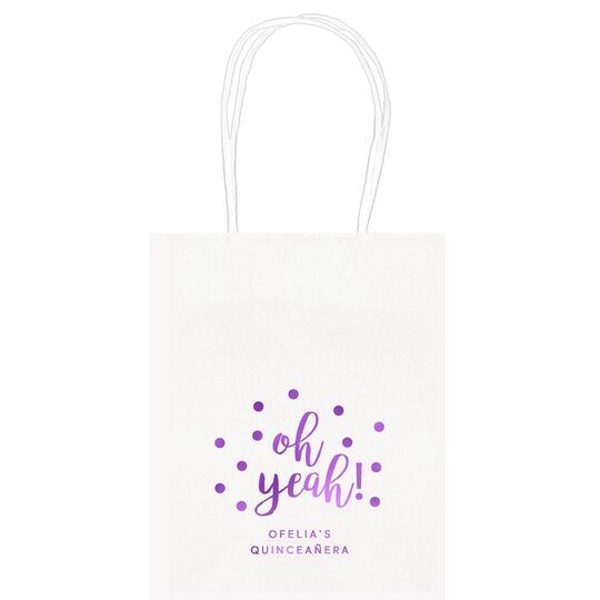 Confetti Dots Oh Yeah! Mini Twisted Handled Bags