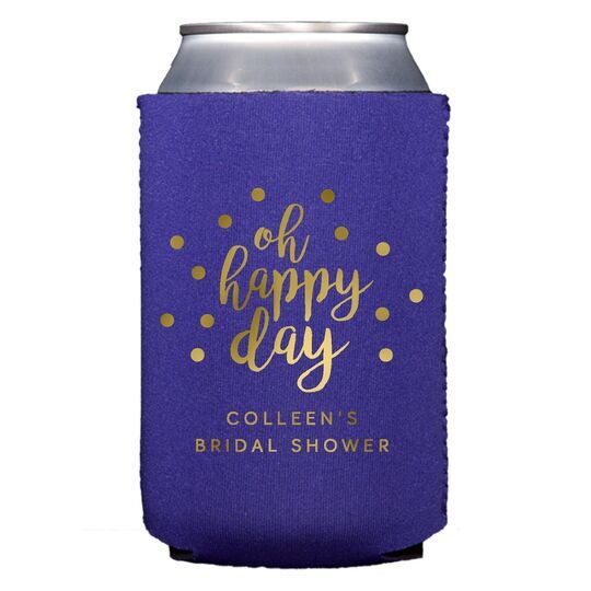 Confetti Dots Oh Happy Day Collapsible Huggers