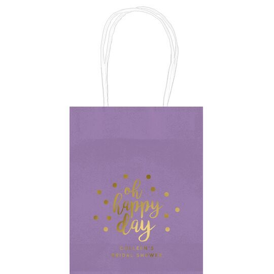 Confetti Dots Oh Happy Day Mini Twisted Handled Bags