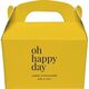 Oh Happy Day Gable Favor Boxes Image 1 of 3
