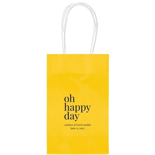 Oh Happy Day Medium Twisted Handled Bags