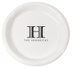 Striped Initial Plastic Plates Image 2 of 3