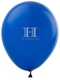 Striped Initial Latex Balloons Image 1 of 3