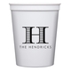 Striped Initial Stadium Cups Image 2 of 3