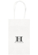 Striped Initial Medium Twisted Handled Bags Image 2 of 3