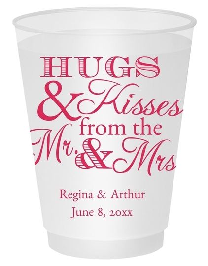 Hugs and Kisses Shatterproof Cups