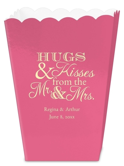 Hugs and Kisses Mini Popcorn Boxes