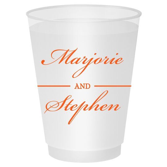 Duo Name Shatterproof Cups