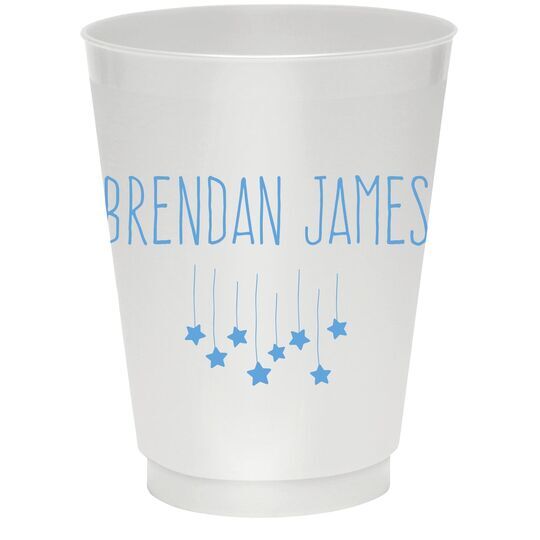 Falling Stars Colored Shatterproof Cups