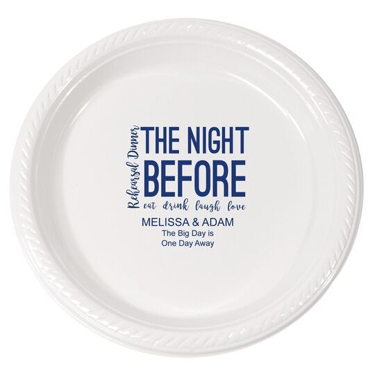 The Night Before Plastic Plates