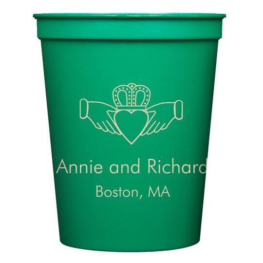 Traditional Irish Claddaugh Stadium Cups