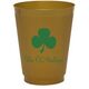 Three Leaf Shamrock Colored Shatterproof Cups Image 1 of 2