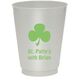 Three Leaf Shamrock Colored Shatterproof Cups Image 2 of 2