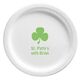 Three Leaf Shamrock Paper Plates Image 2 of 2