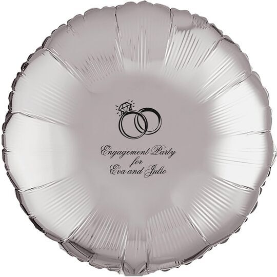 Wedding Rings Mylar Balloons