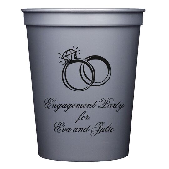 Wedding Rings Stadium Cups
