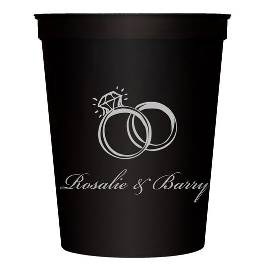 Wedding Rings Stadium Cups