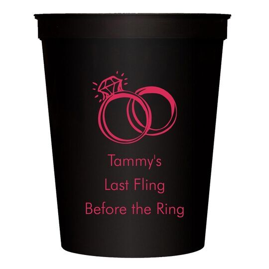 Wedding Rings Stadium Cups