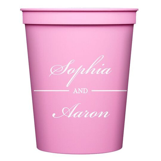 Duo Name Stadium Cups