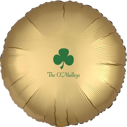 Three Leaf Shamrock Mylar Balloons