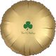 Three Leaf Shamrock Mylar Balloons Image 1 of 2