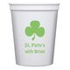 Three Leaf Shamrock Stadium Cups Image 2 of 2