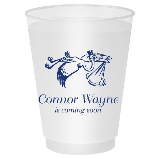 Special Stork Delivery Shatterproof Cups