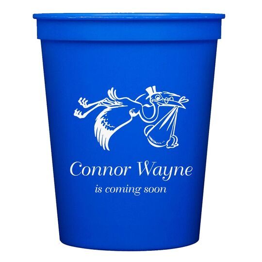 Special Stork Delivery Stadium Cups