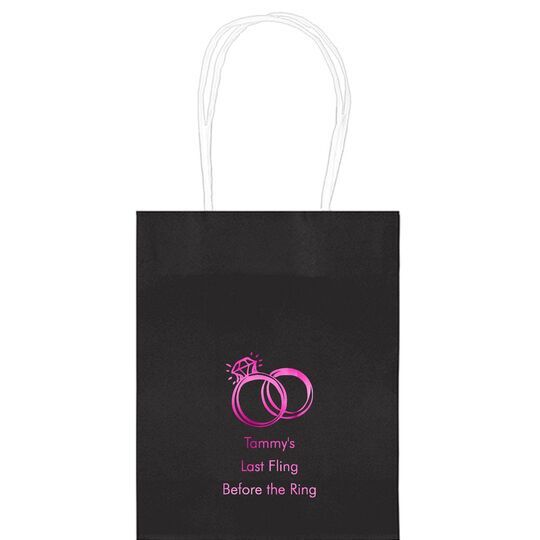 Wedding Rings Mini Twisted Handled Bags