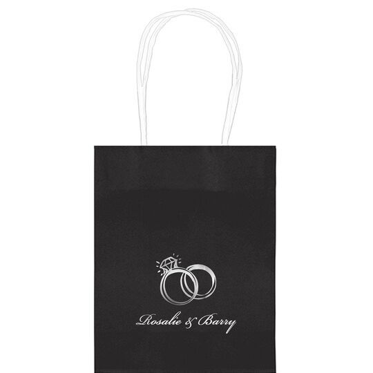 Wedding Rings Mini Twisted Handled Bags