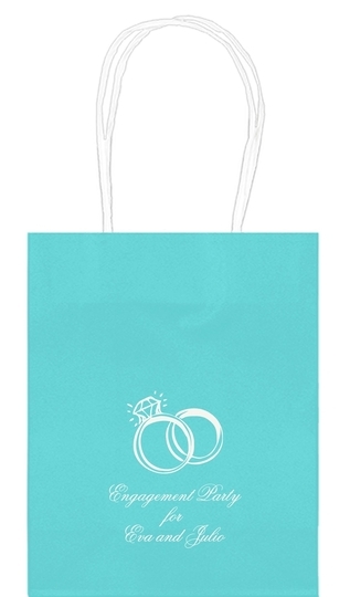 Wedding Rings Mini Twisted Handled Bags
