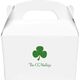 Three Leaf Shamrock Gable Favor Boxes Image 1 of 2