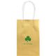 Three Leaf Shamrock Medium Twisted Handled Bags Image 1 of 2