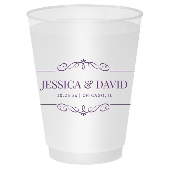 St. Regis Scroll Shatterproof Cups