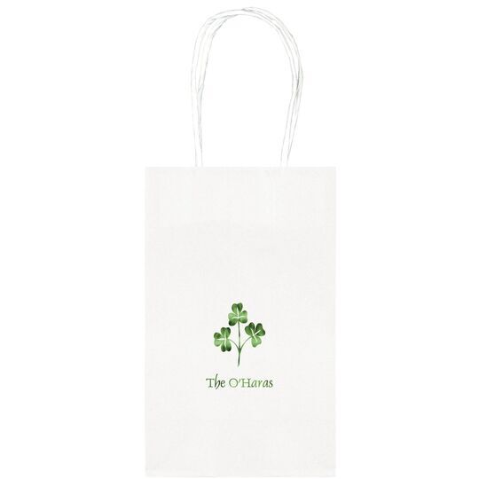 Three Clovers Medium Twisted Handled Bags