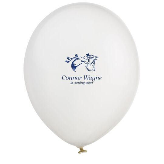 Special Stork Delivery Latex Balloons