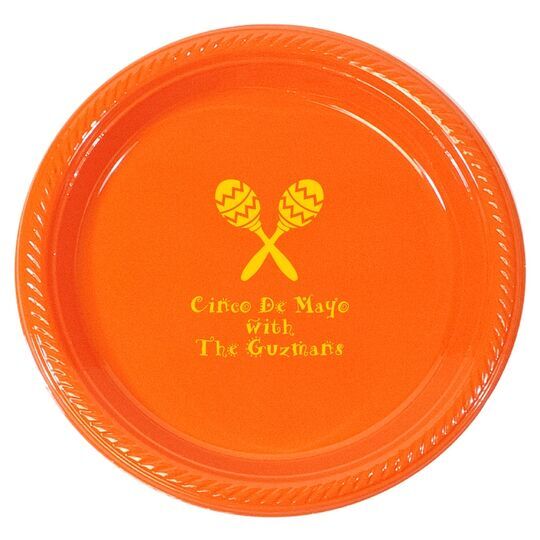 Maracas Plastic Plates