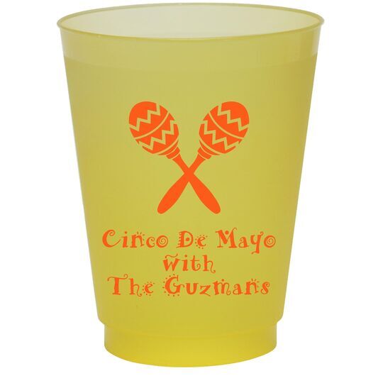 Maracas Colored Shatterproof Cups