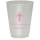 Outlined Cross Colored Shatterproof Cups Image 2 of 4