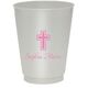 Outlined Cross Colored Shatterproof Cups Image 4 of 4