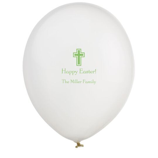 Outlined Cross Latex Balloons
