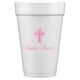 Outlined Cross Styrofoam Cups Image 2 of 4