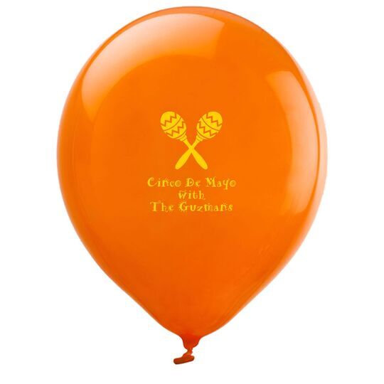 Maracas Latex Balloons