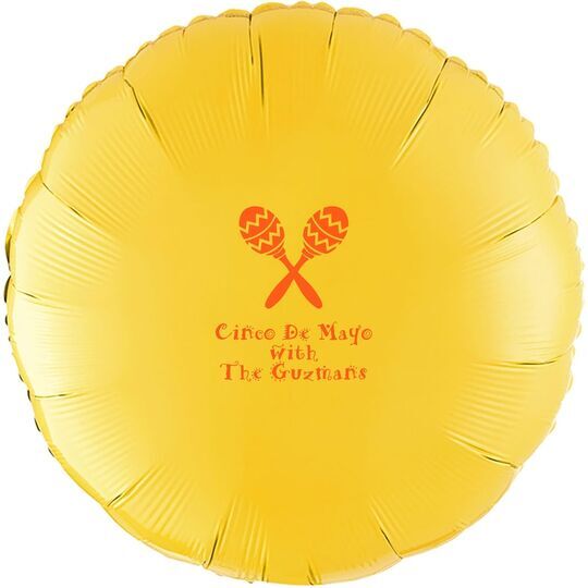 Maracas Mylar Balloons