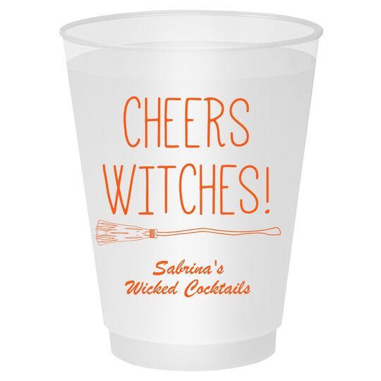 Cheers Witches Halloween Shatterproof Cups