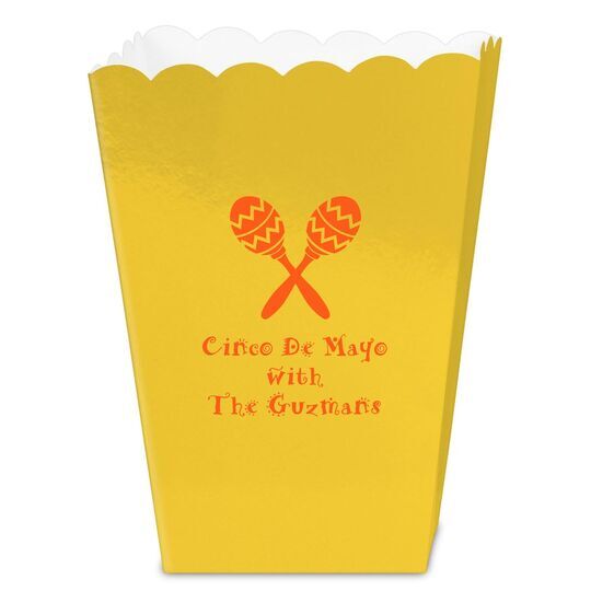 Maracas Mini Popcorn Boxes