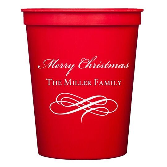 Scrolled Coronation Stadium Cups