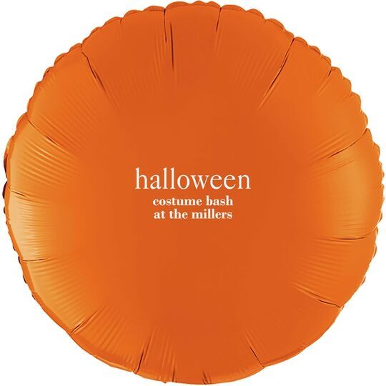 Big Word Halloween Mylar Balloons