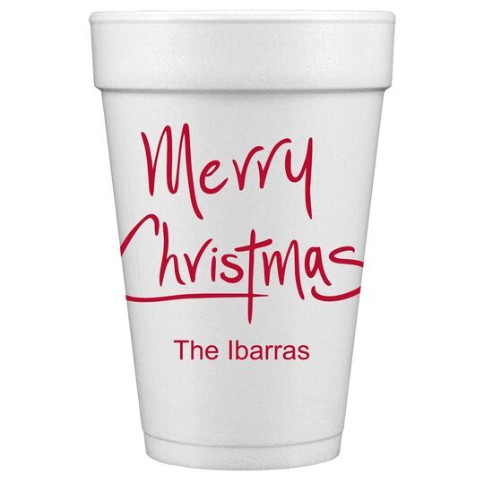 Christmas Drinkware: Frosted Cups, Coffee Cups & Straws - The